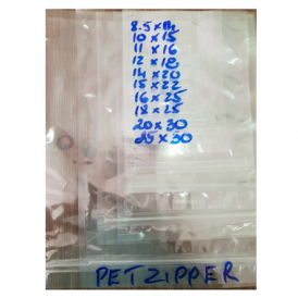 Túi zipper PET - Z08 trong suốt